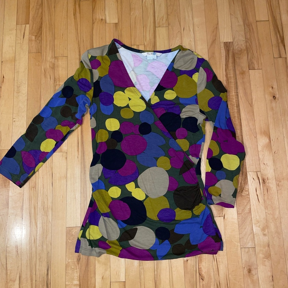 Boden faux wrap top